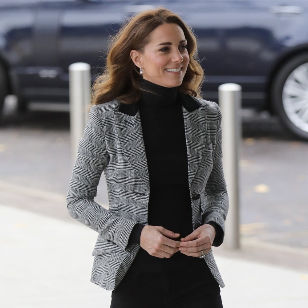Albert Capraro Tweed Blazer with Velvet Co…